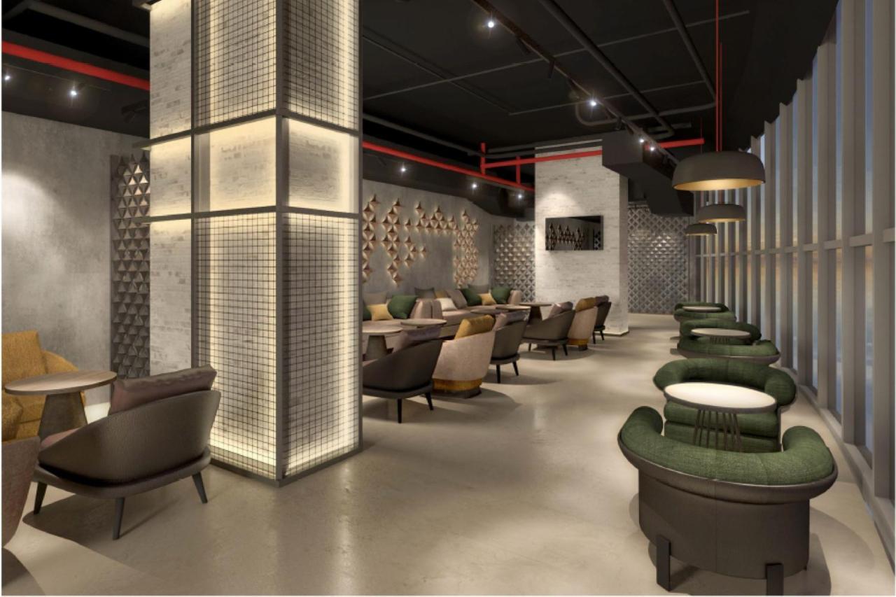 Element By Westin West Bay Doha酒店 外观 照片 The interior of the lounge