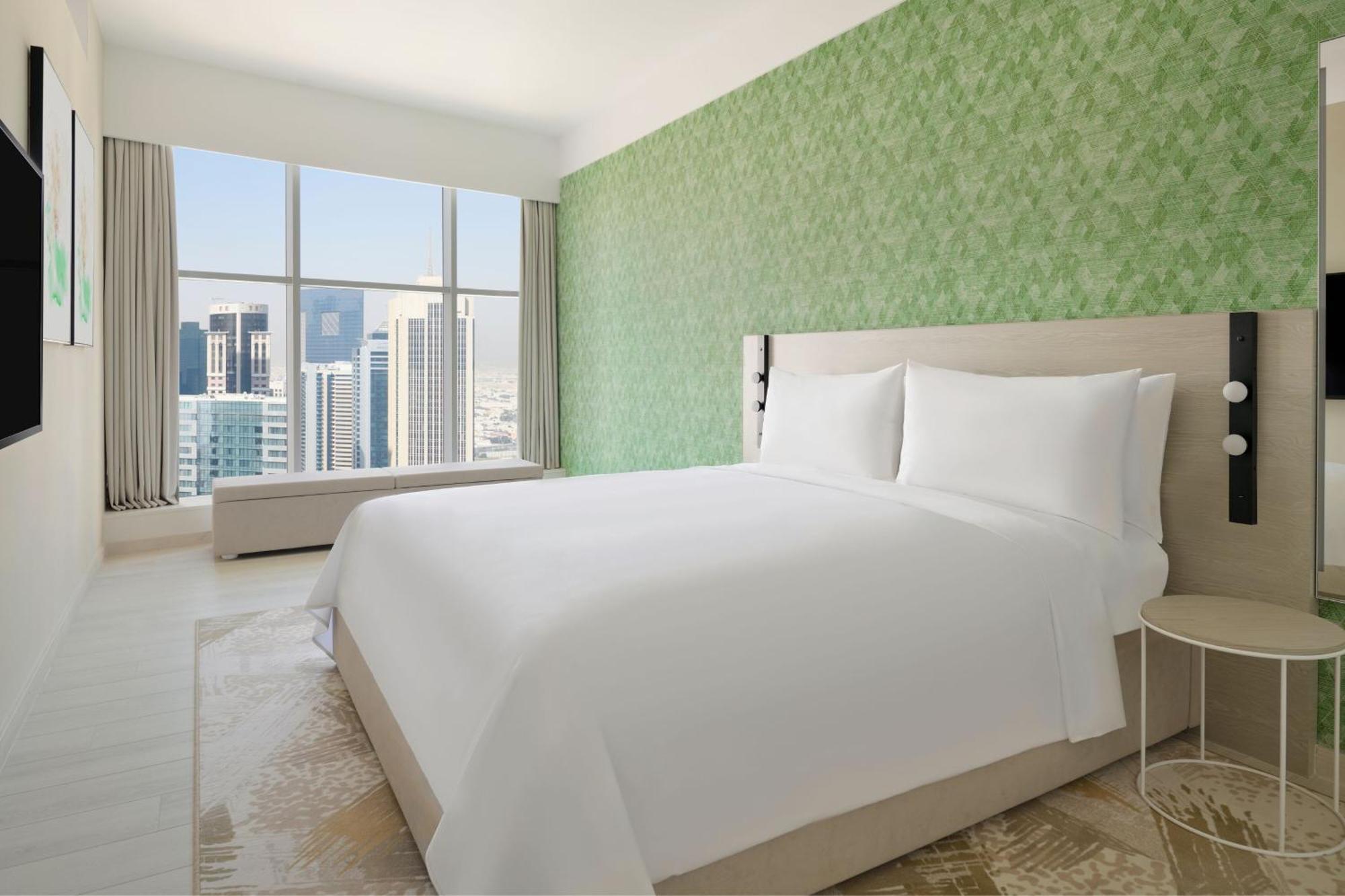 Element By Westin West Bay Doha酒店 外观 照片 A bedroom at the hotel