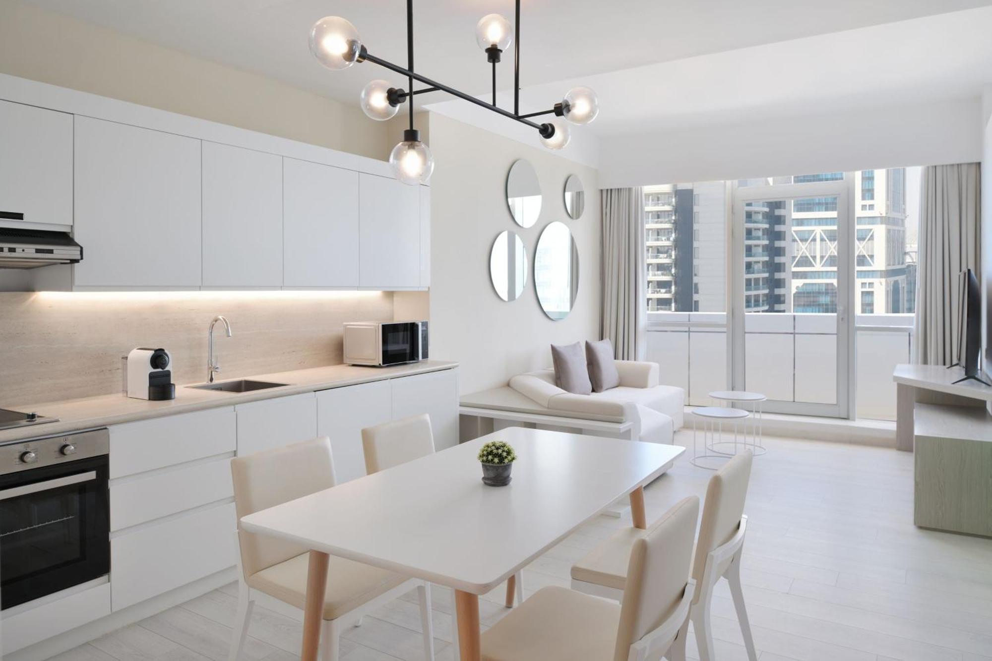 Element By Westin West Bay Doha酒店 外观 照片 A 3D rendering of a kitchen