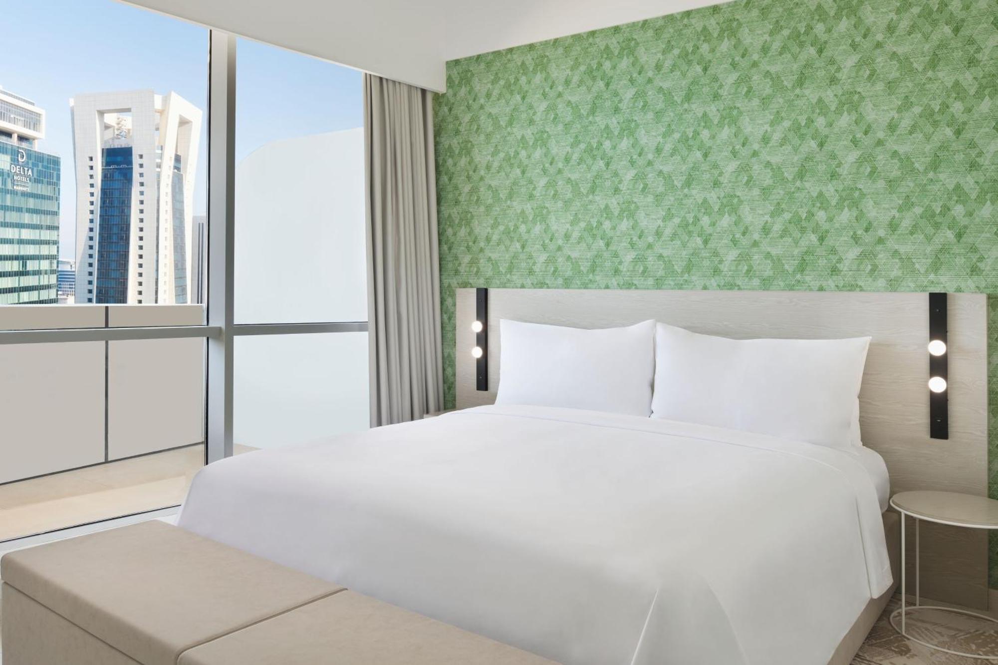 Element By Westin West Bay Doha酒店 外观 照片 A bedroom at the hotel
